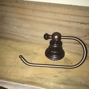 Toilet paper holder wall